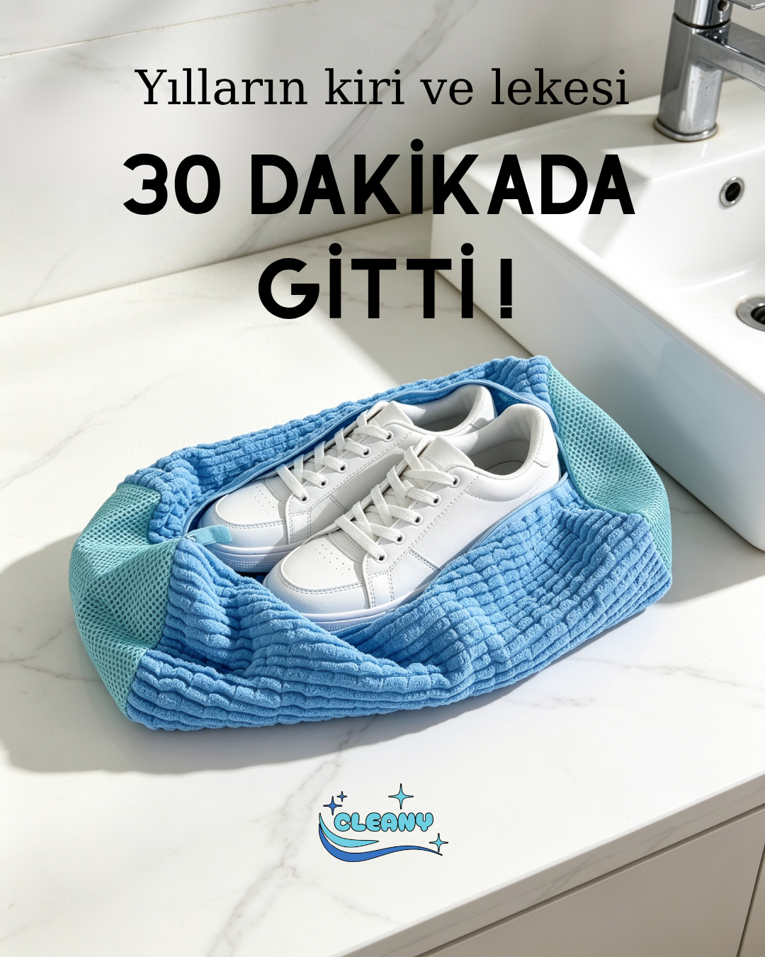 Cleany® - Ayakkabı Yıkama Çantası