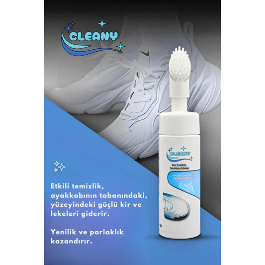 Cleany® - Beyaz Ayakkabı Temizleme Köpüğü