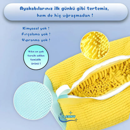 Cleany® - Ayakkabı Yıkama Çantası